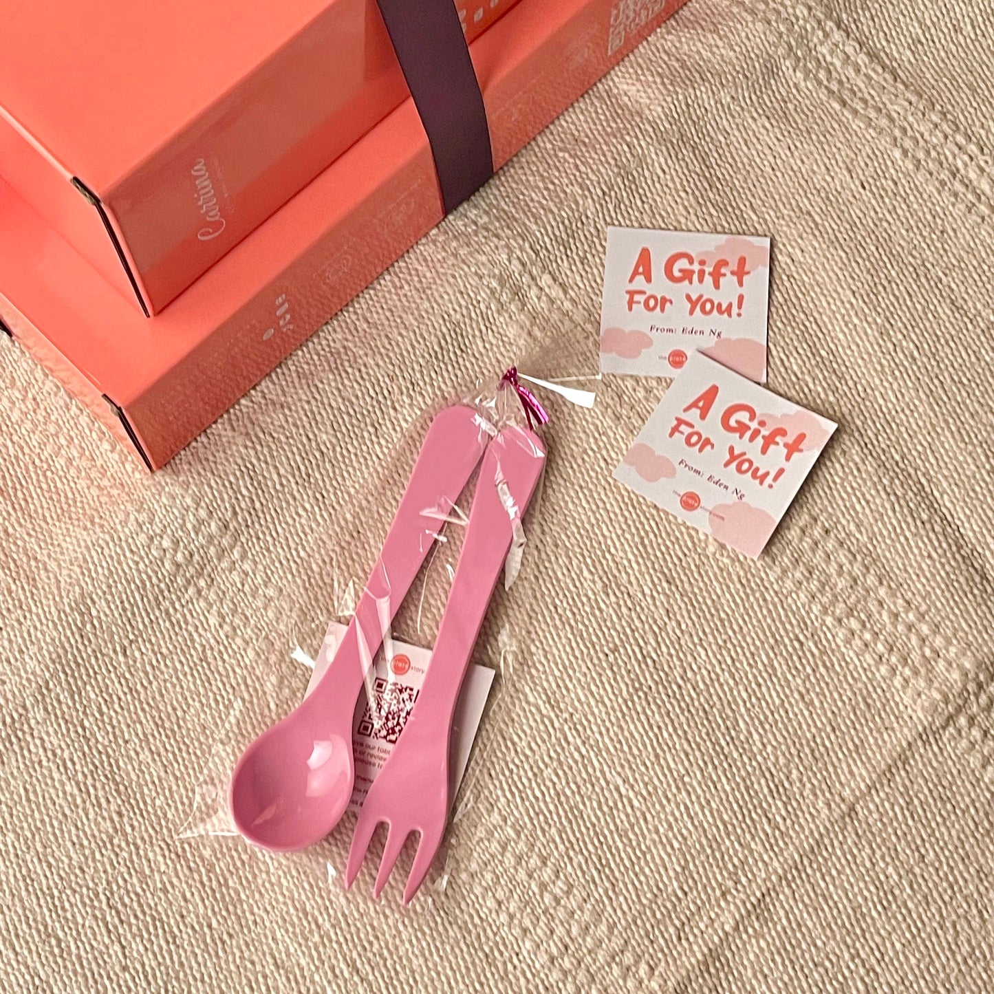 The Plate Story - 2 Pcs Kid’s Cutlery Set – Pink