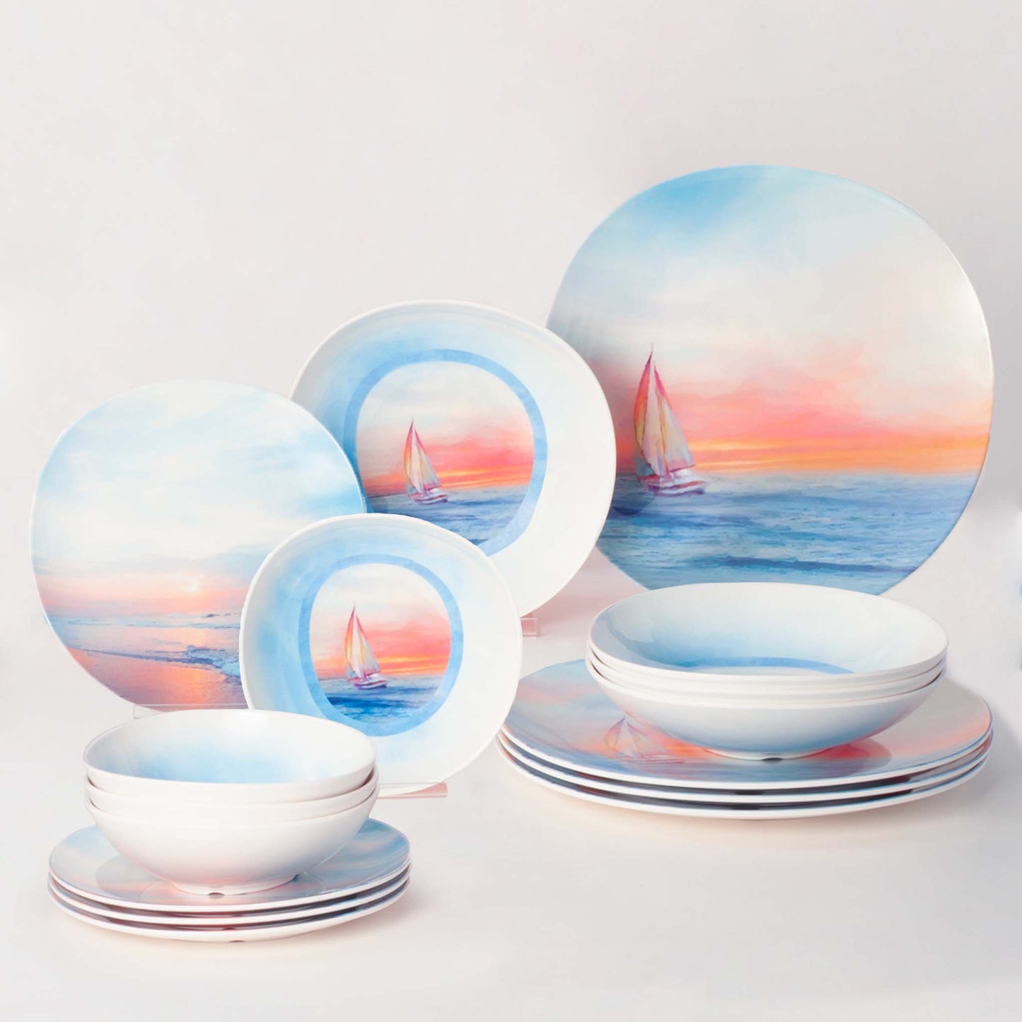 The Plate Story - 16 Pcs Opal Dining Sets - The Magic Hour