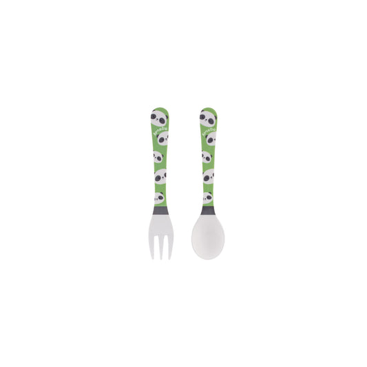 The Plate Story - 2 Pcs Personalized Kid’s Cutlery Set – Panda