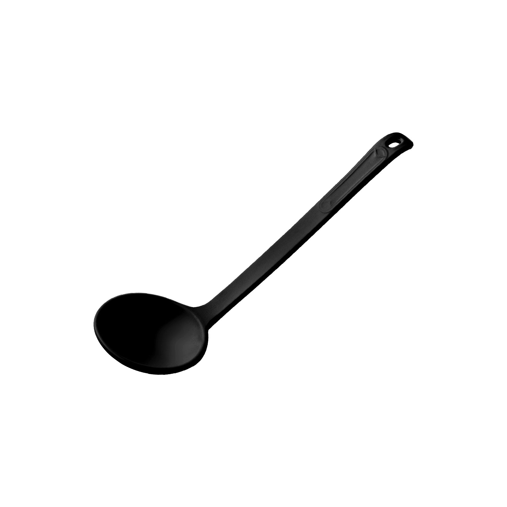 The Plate Story - Soup Ladle 8.25” (Set of 1) Black