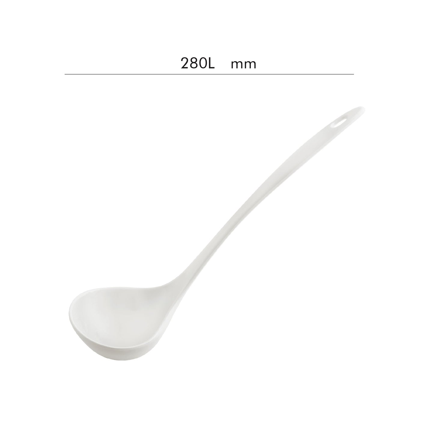 The Plate Story - Soup Ladle 11” (Set of 1) Cream