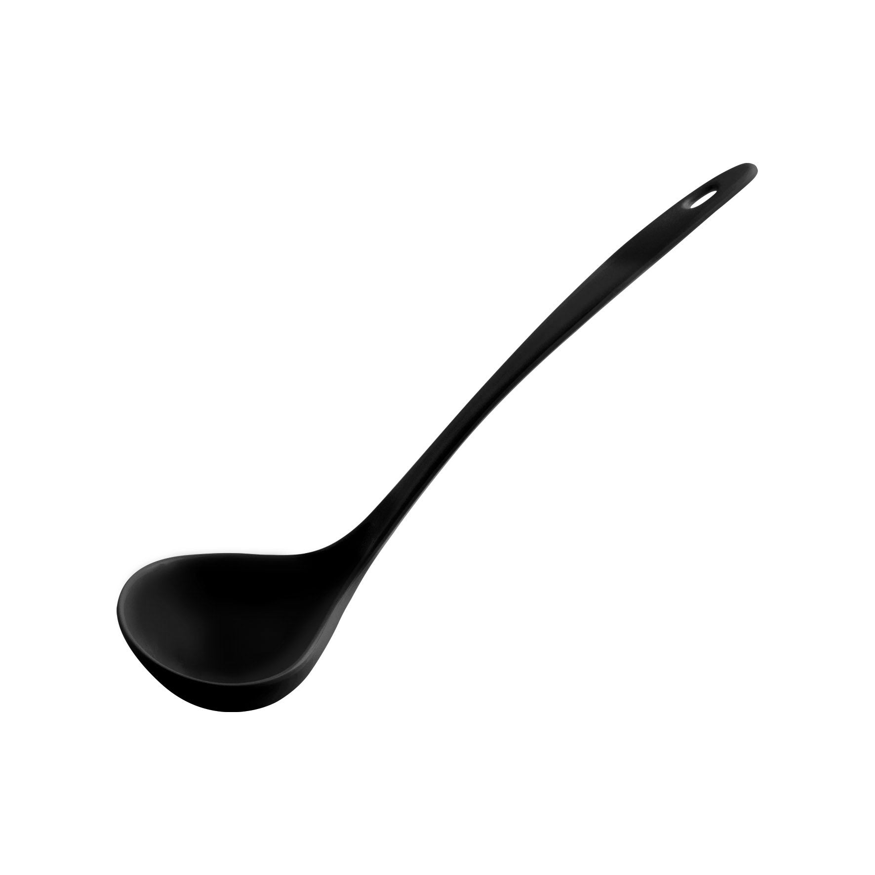 The Plate Story - Soup Ladle 11” (Set of 1) Black