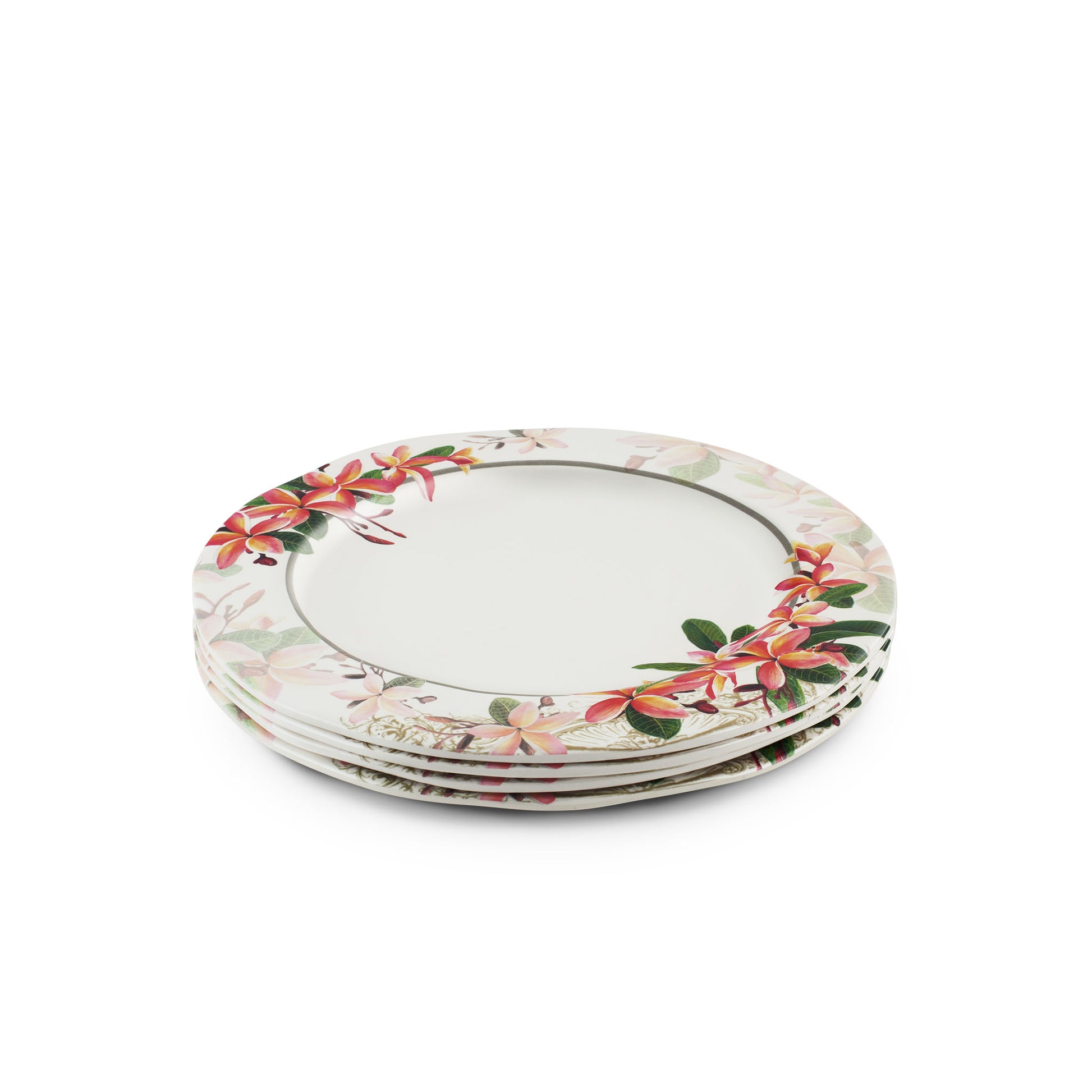 The Plate Story - Rustic Round Plate 9" - Avon ( Set of 4 )