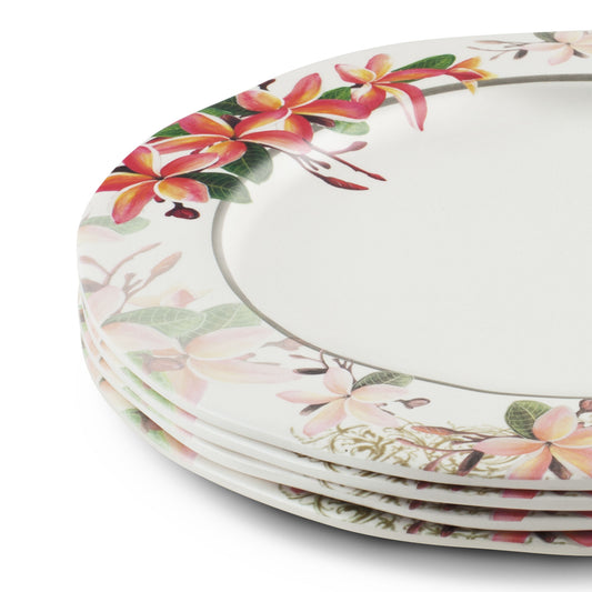 The Plate Story - Rustic Round Plate 11" - Avon ( Set of 4 )