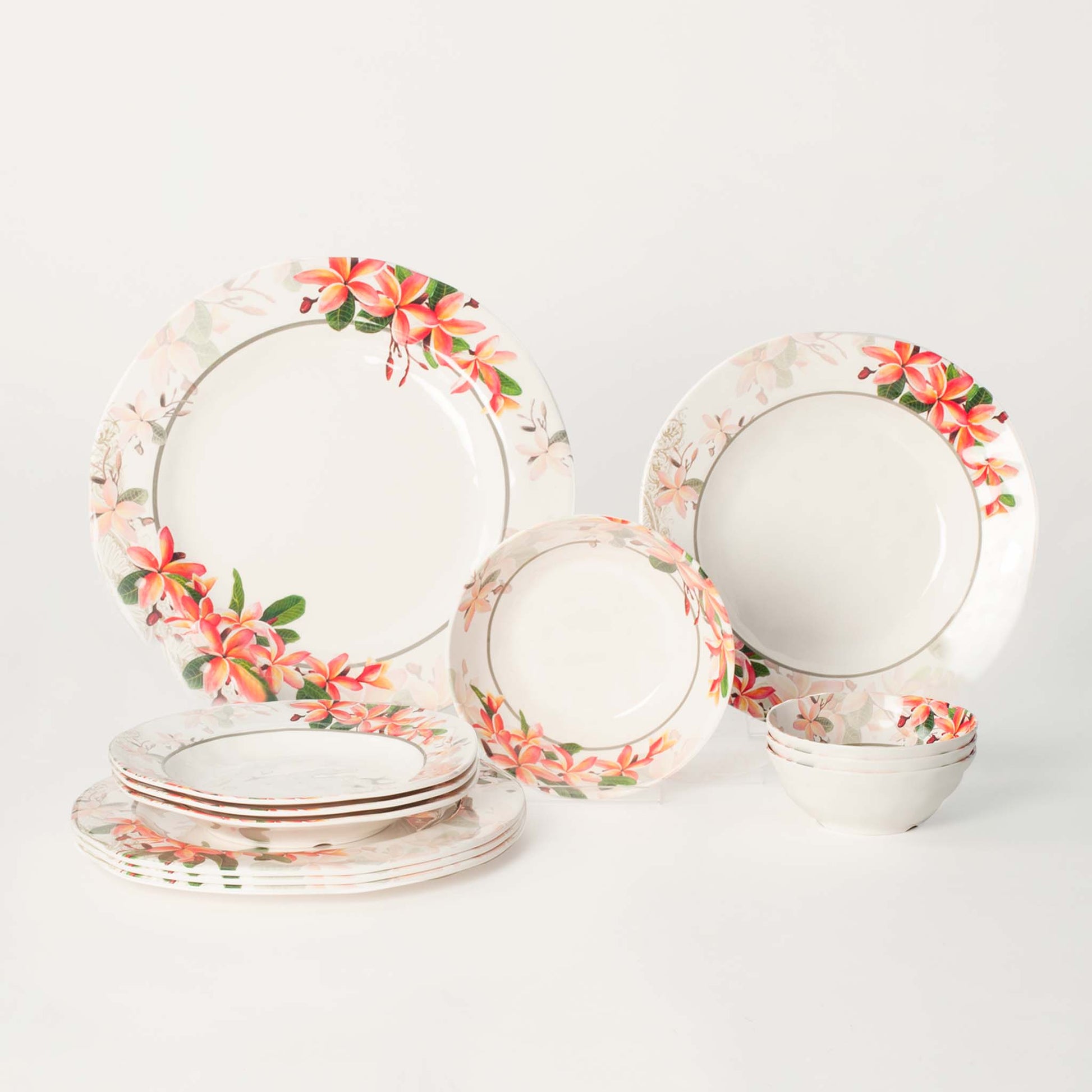 The Plate Story Avon 12 Pieces Dinnerware Set