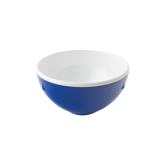 Dual Tone Round Side Bowl 5" Navy Blue