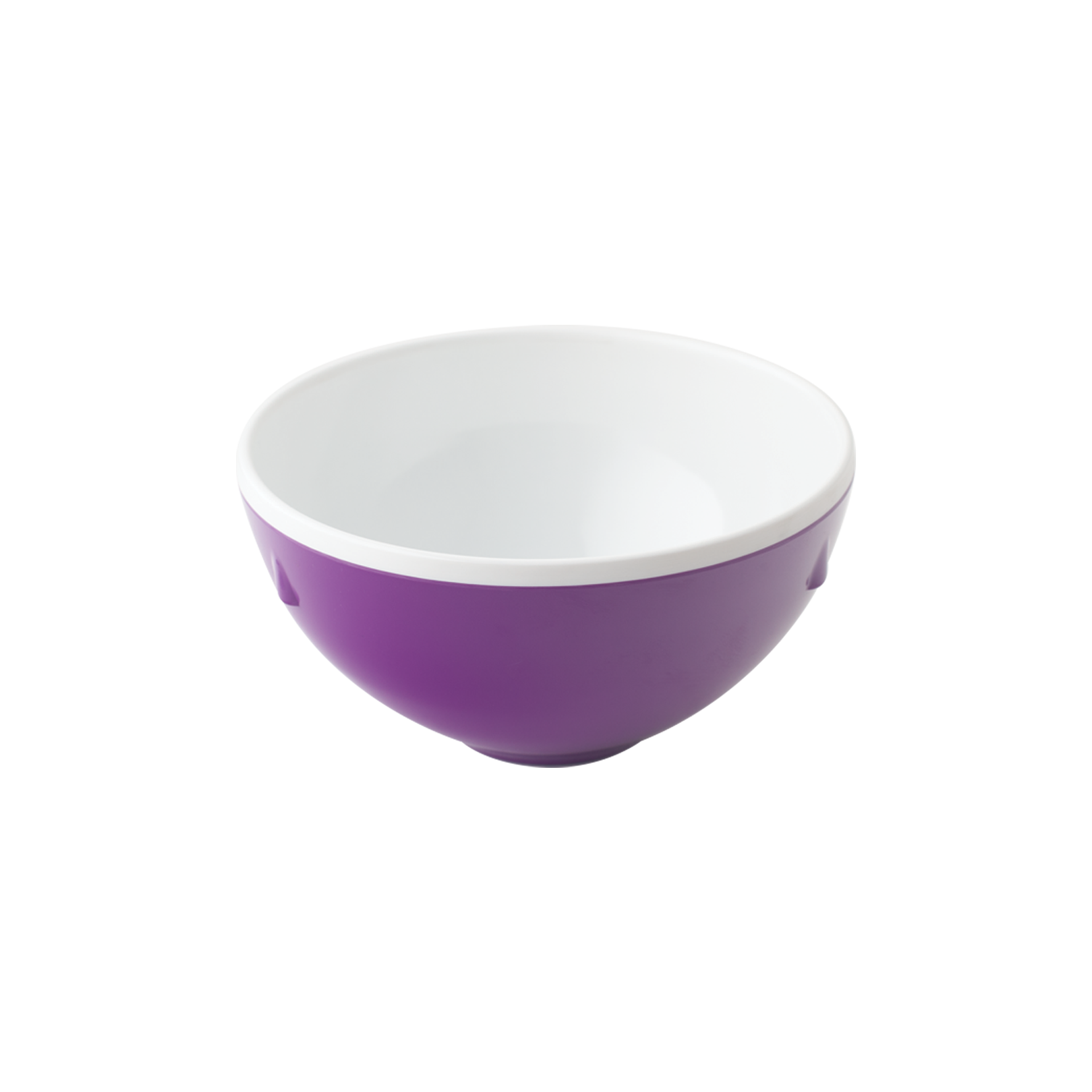 Dual Tone Round Side Bowl 5" Lavender