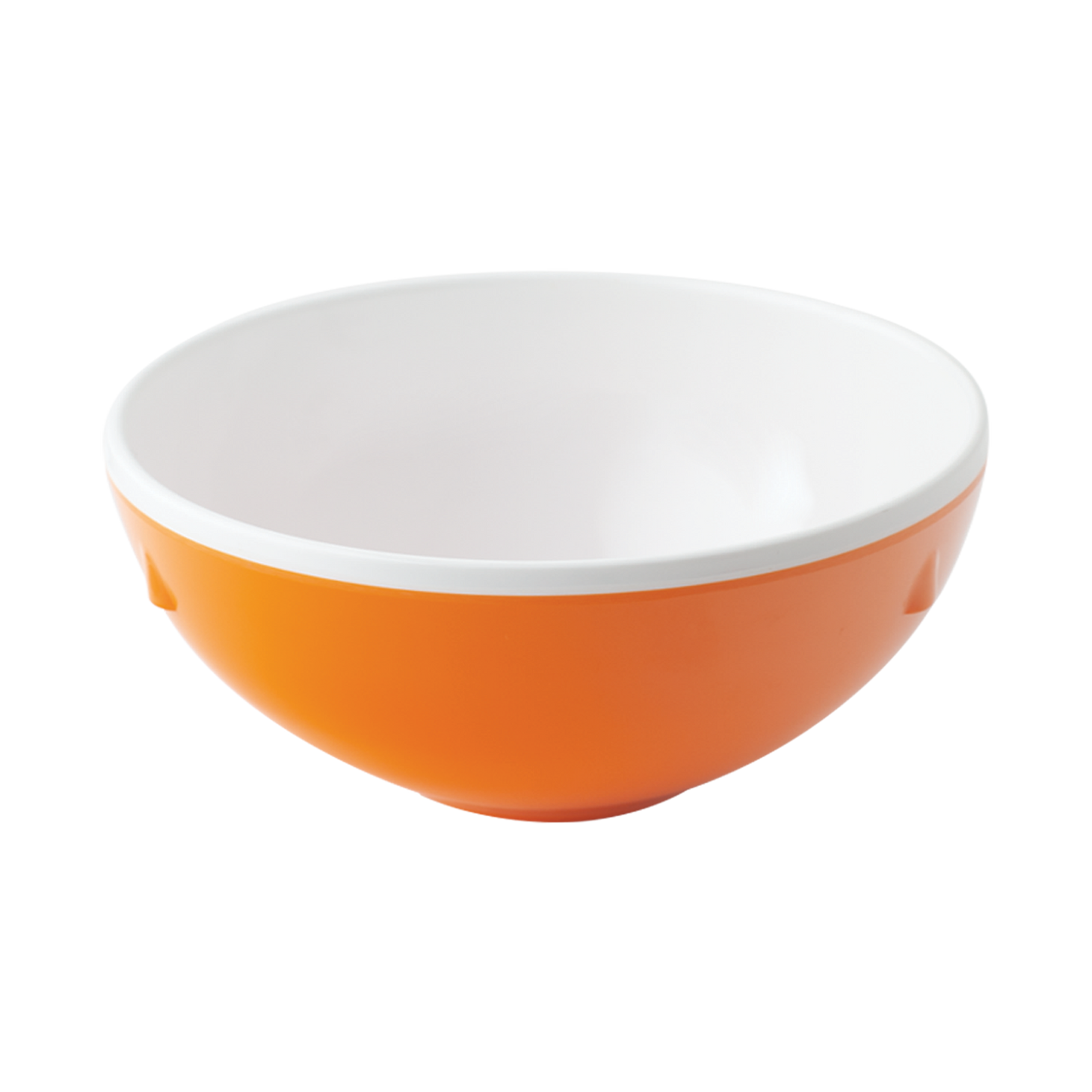 Dual Tone Round Soup Bowl 7.5" Carrot Orange
