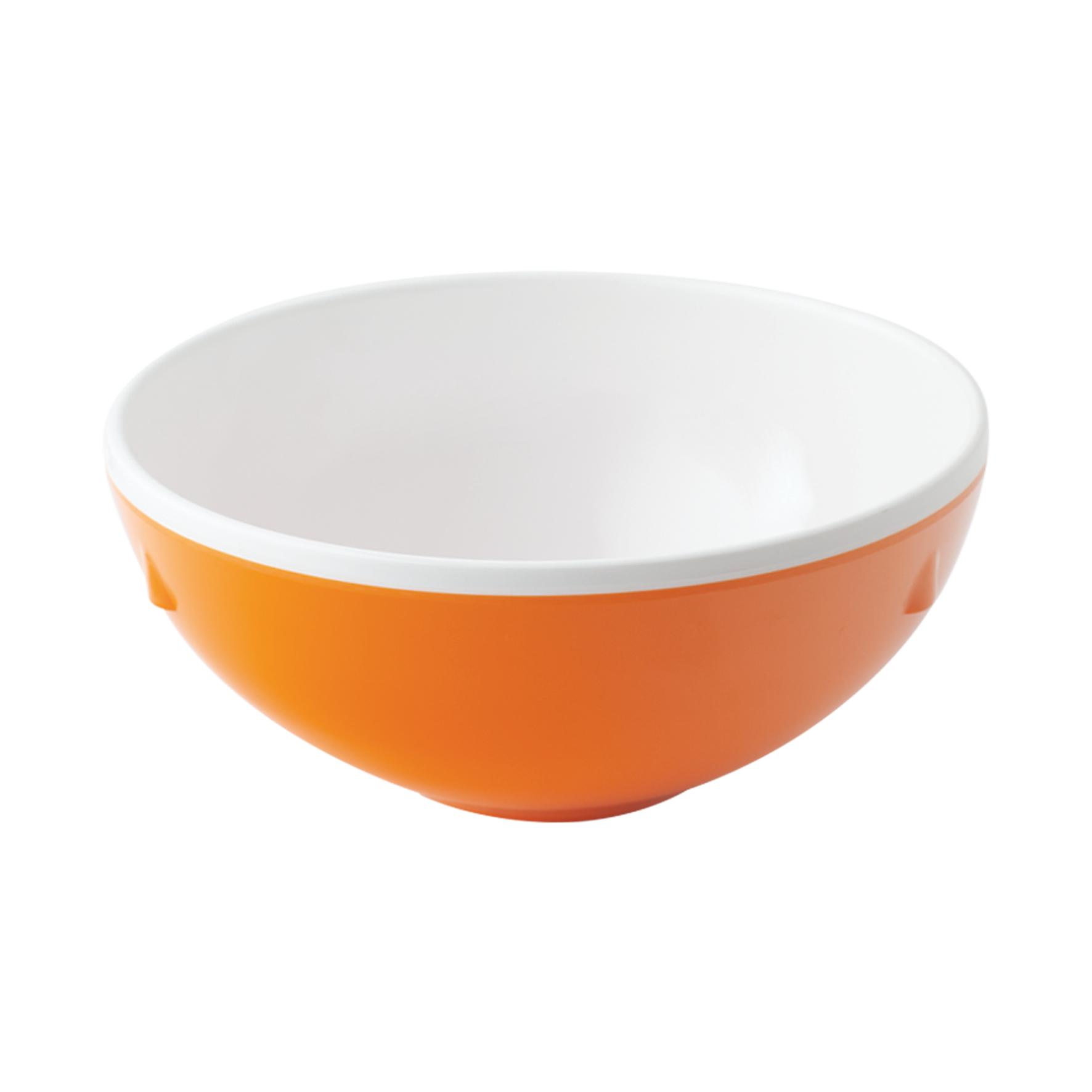 Dual Tone Round Soup Bowl 7.5" Carrot Orange