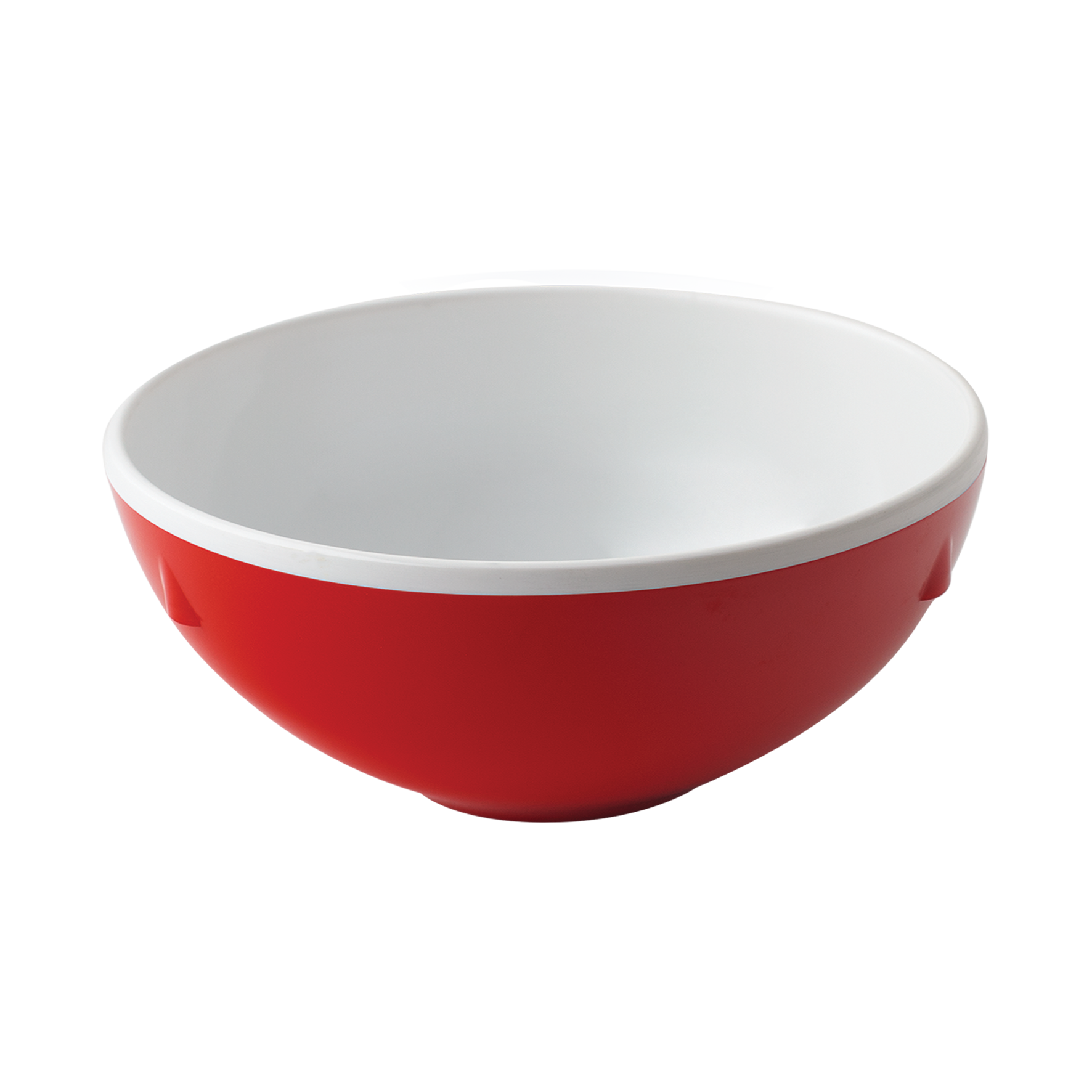 Dual Tone Round Soup Bowl 7.5" Ferrari Red