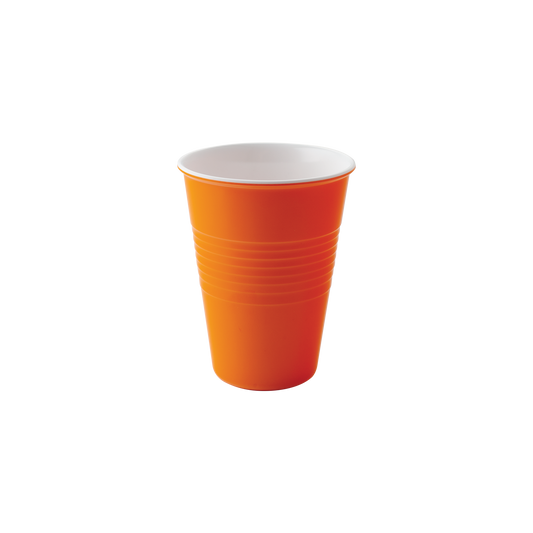 Dual Tone Party Cup 3.75" Carrot Orange