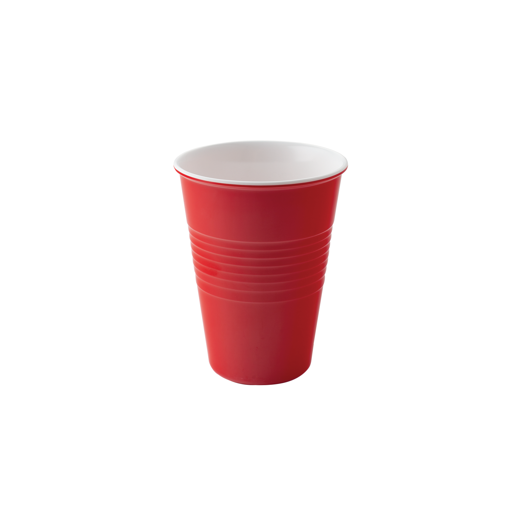 Dual Tone Party Cup 3.75" Ferrari Red