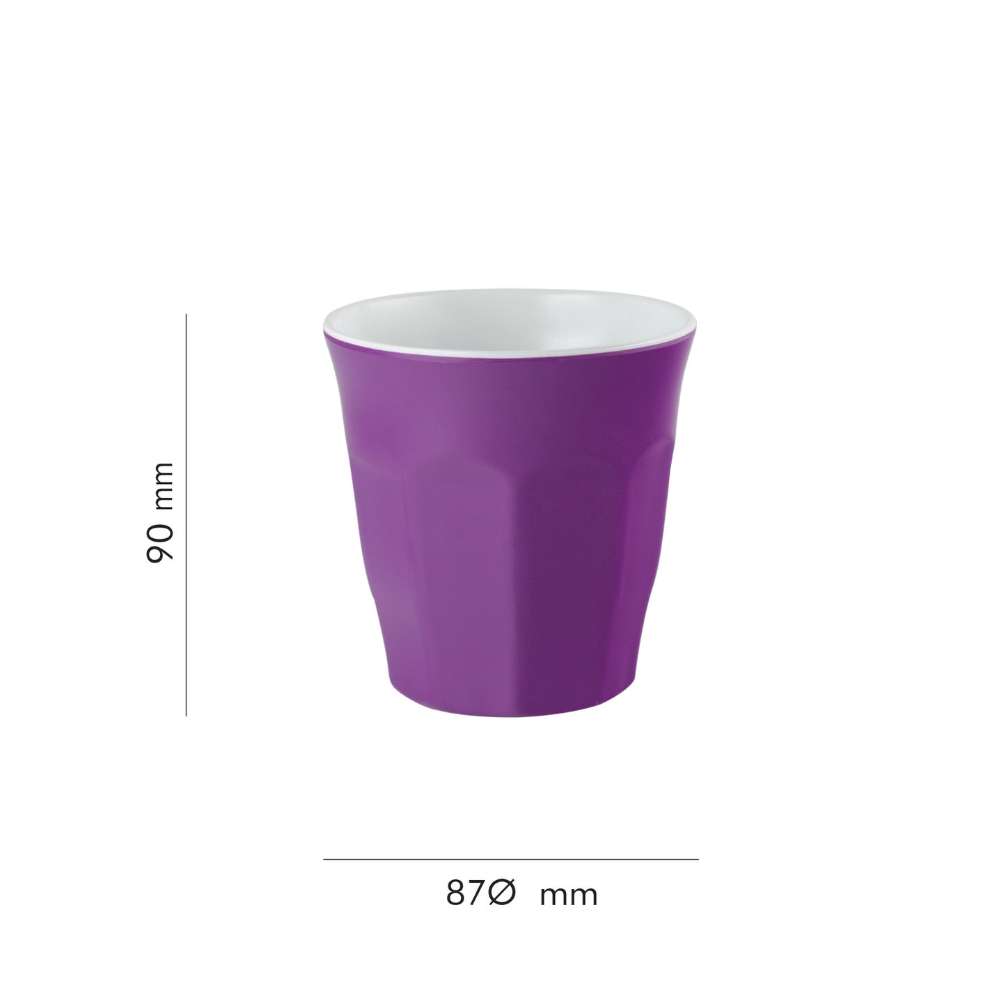 Dual Tone Coffee Cup 3.5" (Set of 1)