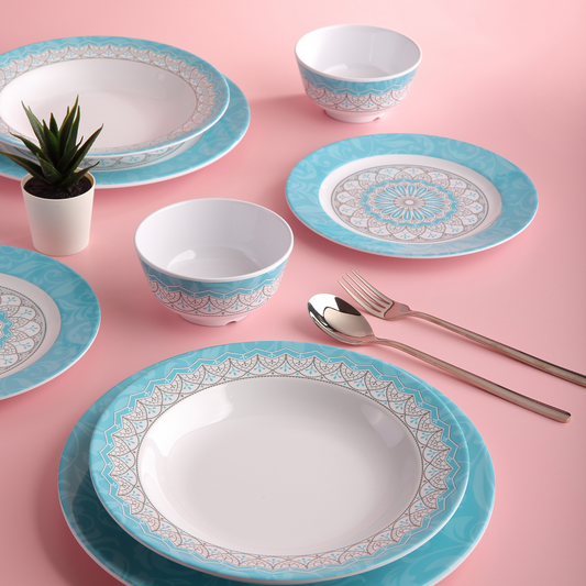 The Plate Story - Raya Collections - Rim Round Hart Dining Set
