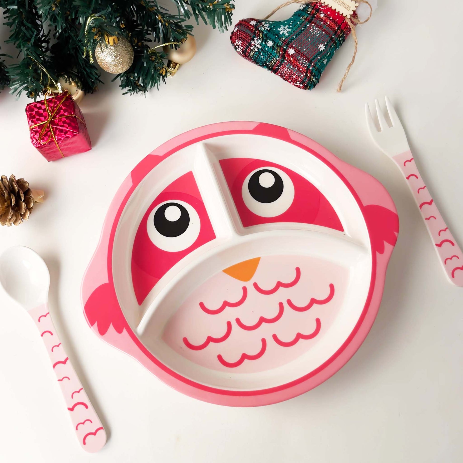 The Plate Story 3 Pcs Children Giftset - Gift of Joy - Owl