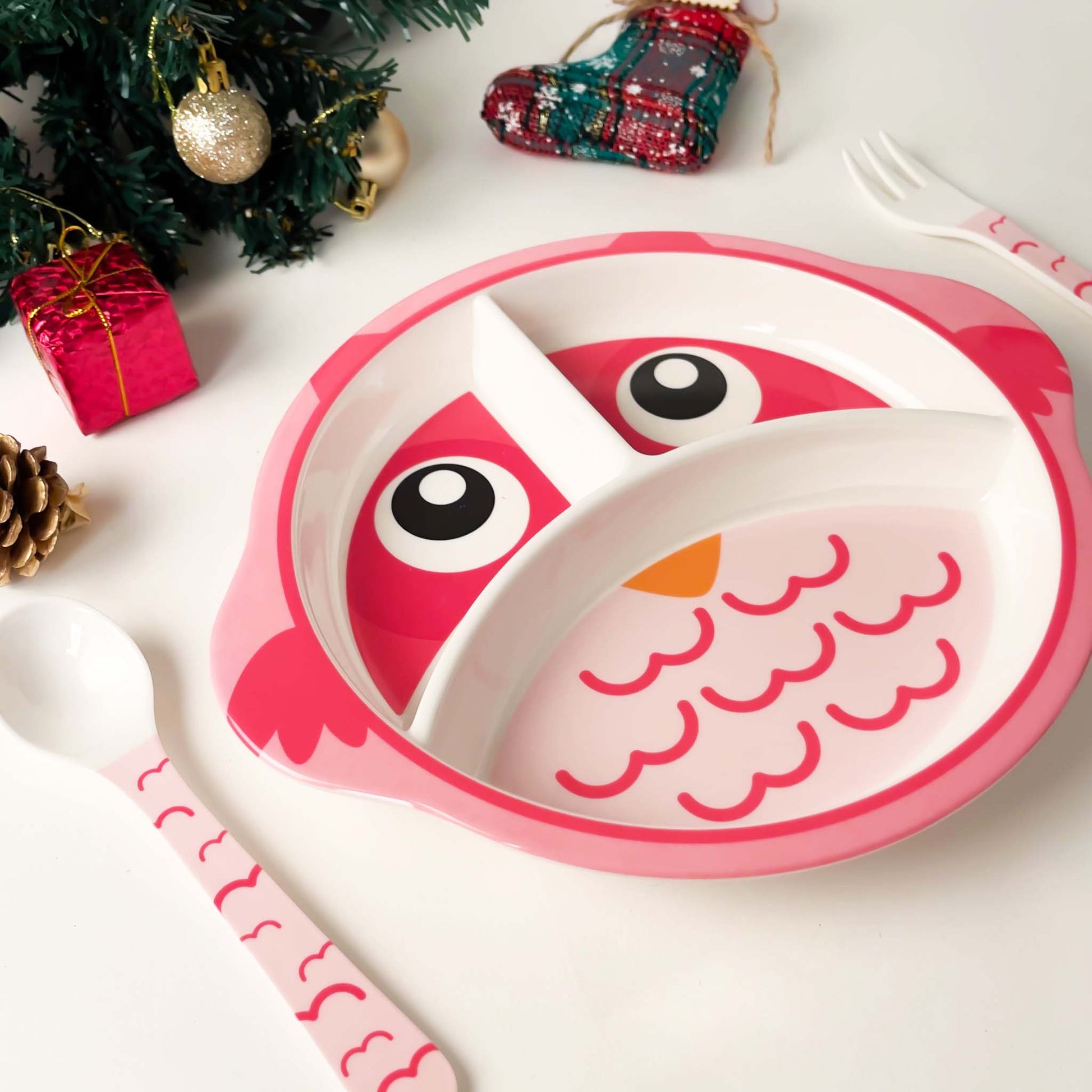 The Plate Story 3 Pcs Children Giftset - Gift of Joy - Owl