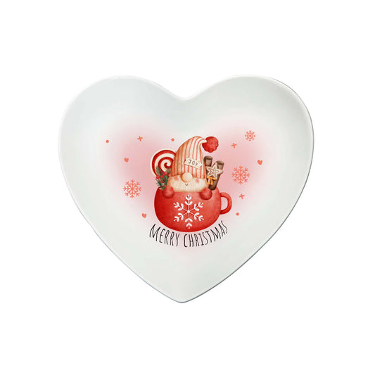 4 Pcs Dessert Set - Secret Santa - Heart Shape