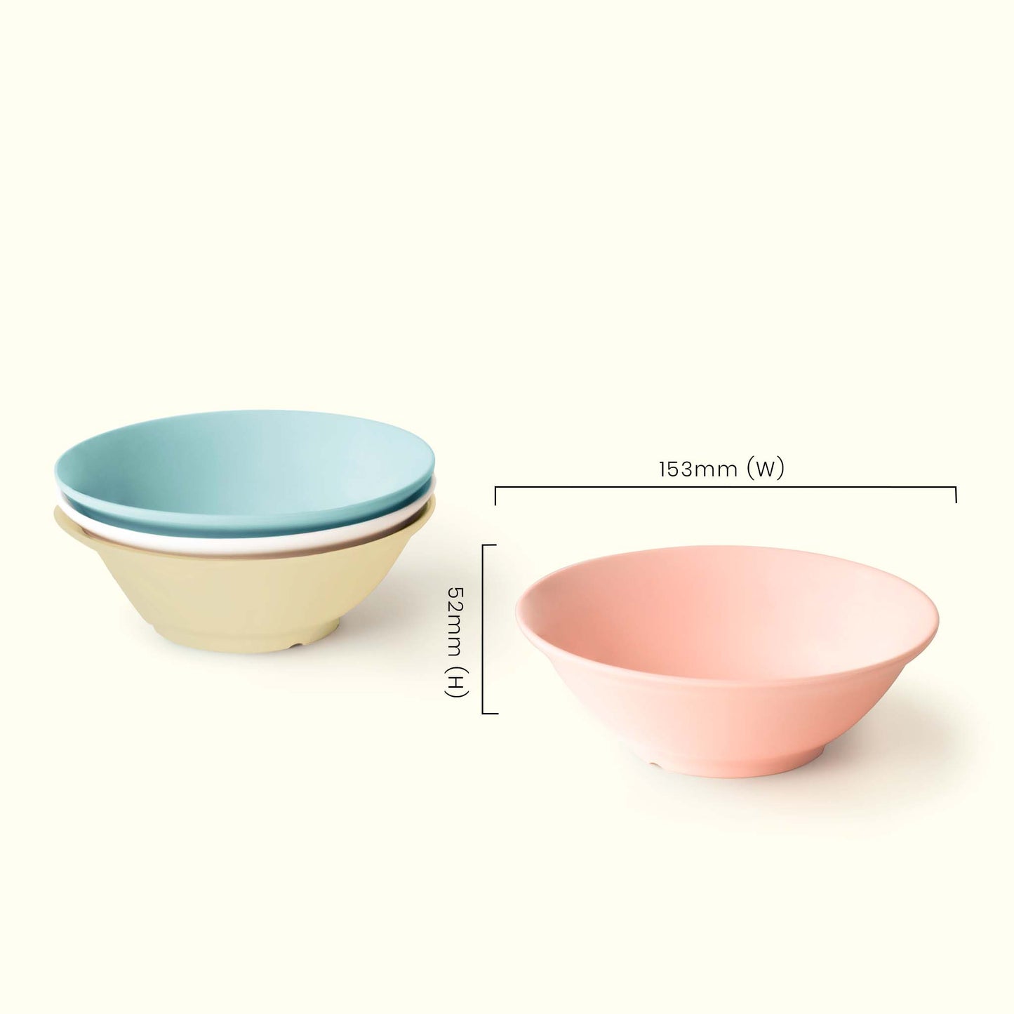 The Plate Story 4 Pcs Children Bowl Set with Mixed Colours