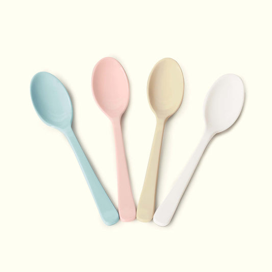 4 Pcs Children Spoon Set - Mixed Colours