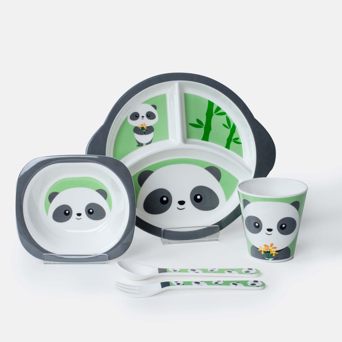 5 Pcs Children Dinner Gift Set - Panda