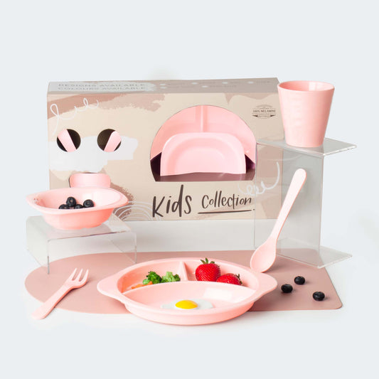 5 Pcs Children Dinner Gift Set - Pink