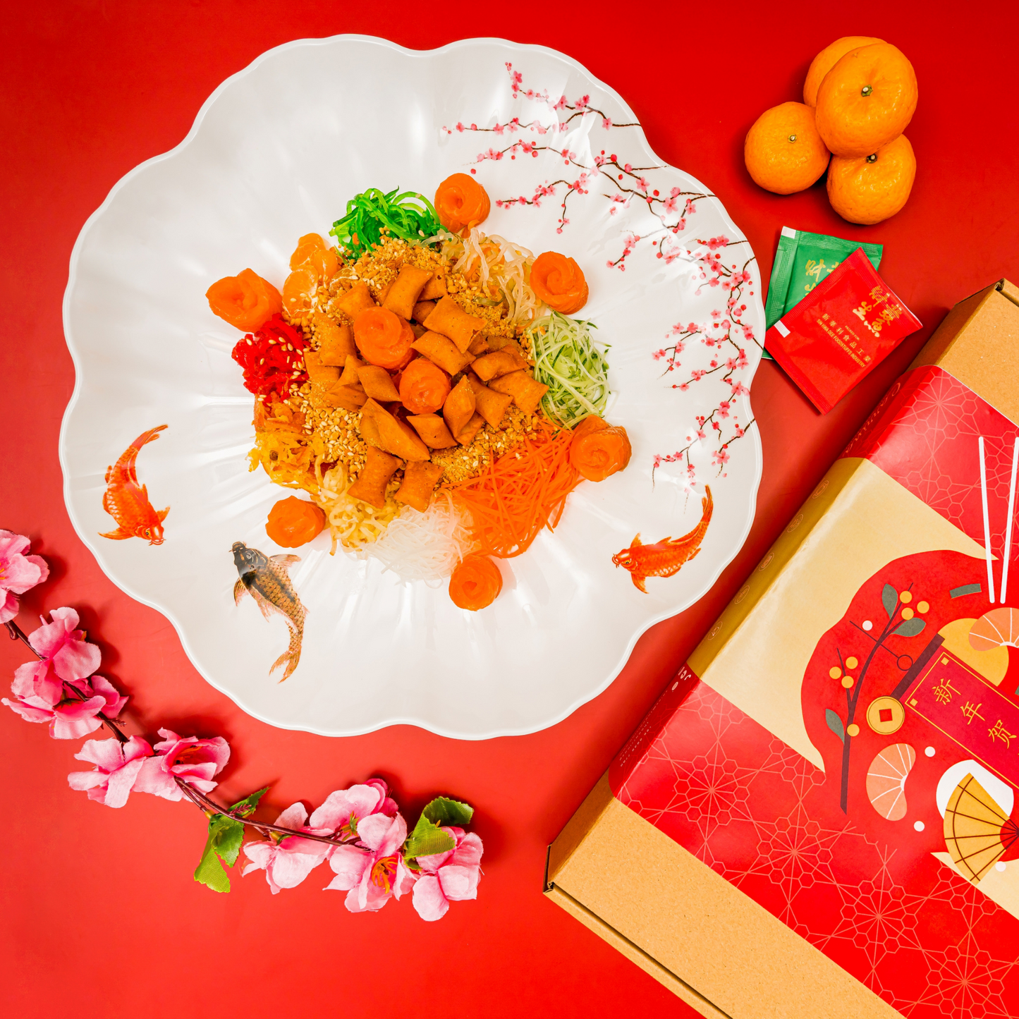 The Plate Story - Lou Hei Yu Sheng Fortune Platter