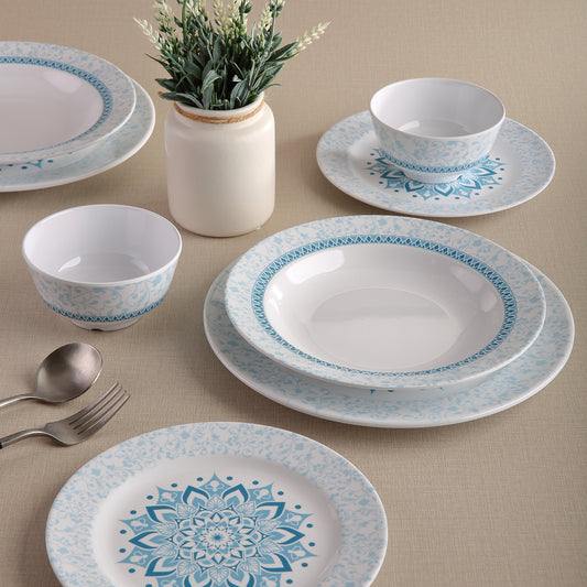 The Plate Story - Noel Blue Dinnerset