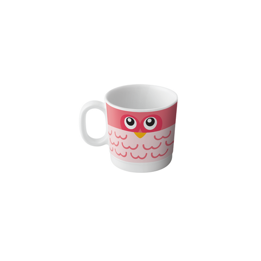 The Plate Story - Children Melamine Cup 3” - Owl (Set of 1)