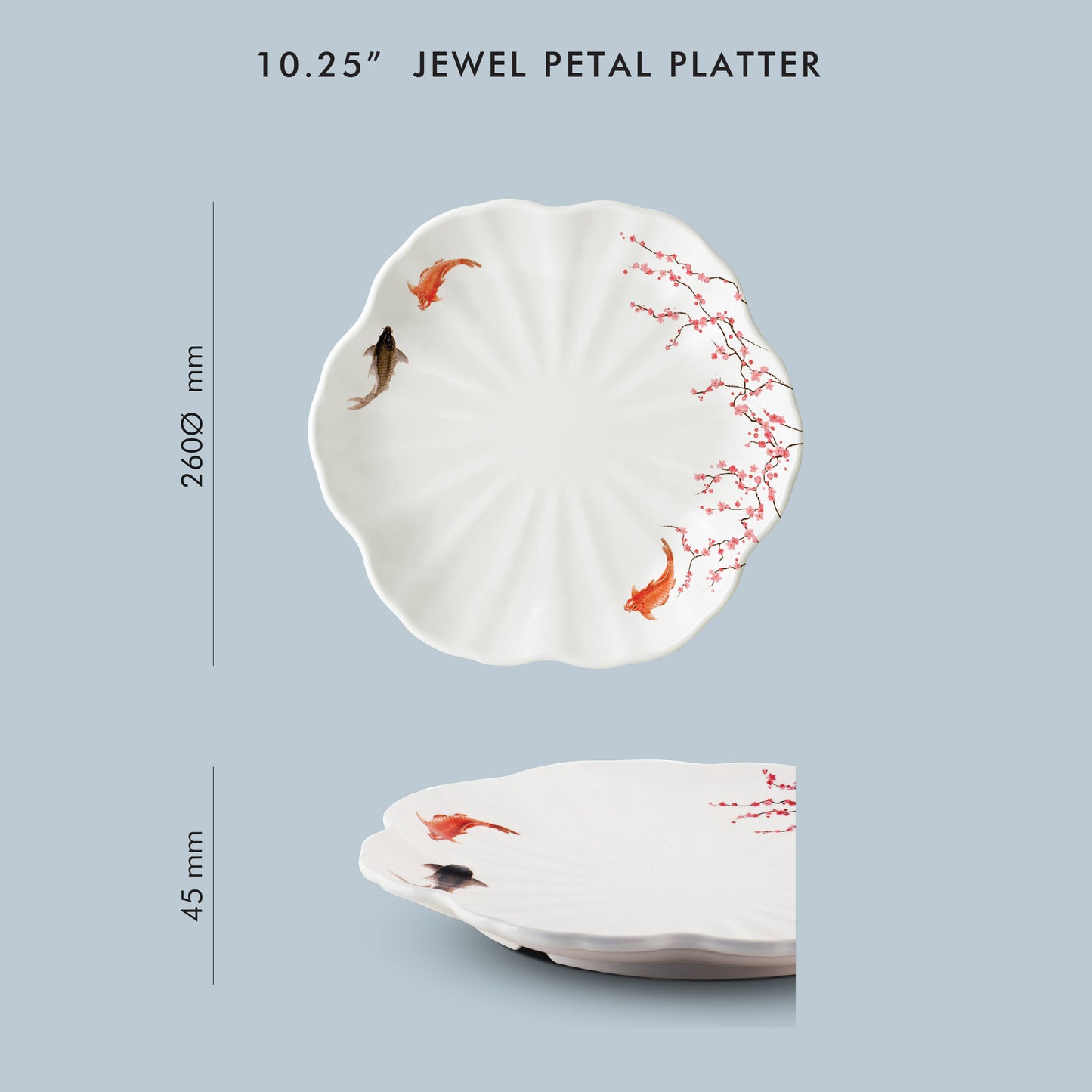 The Plate Story - Lou Hei Yu Sheng Fortune Platter 10.25"