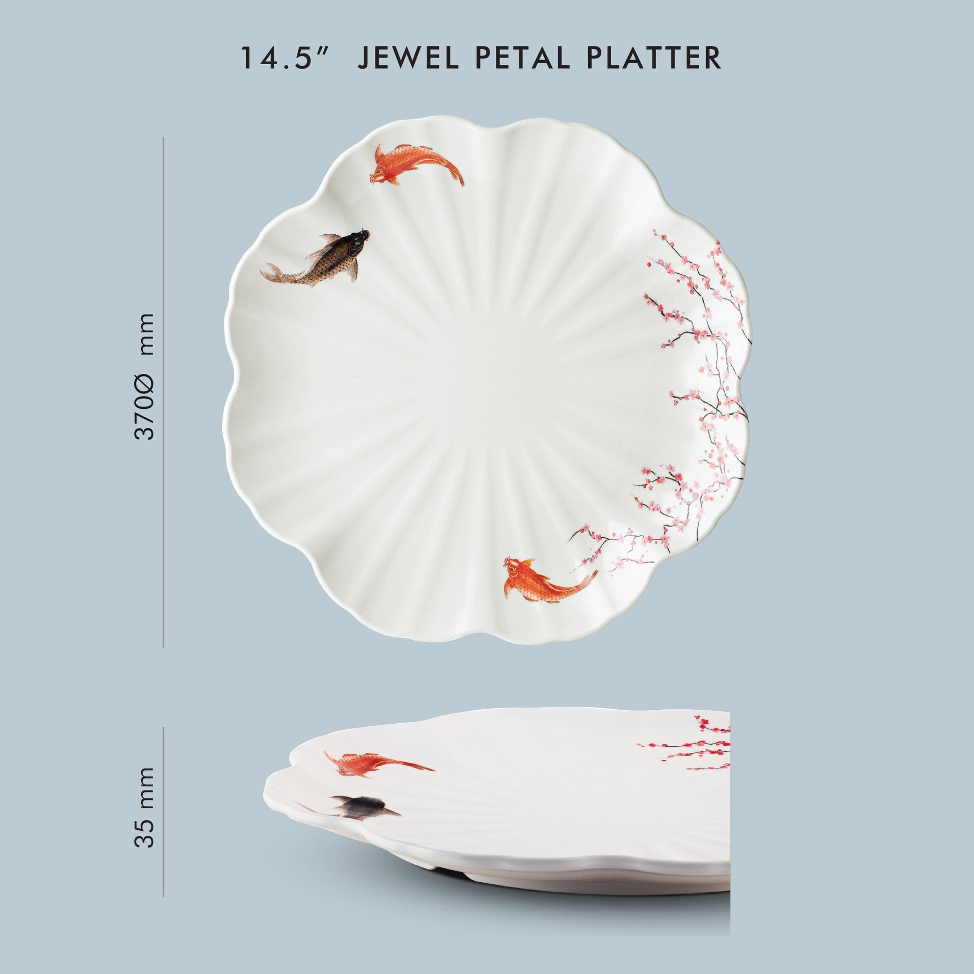 The Plate Story - Lou Hei Yu Sheng Fortune Platter 14.5""