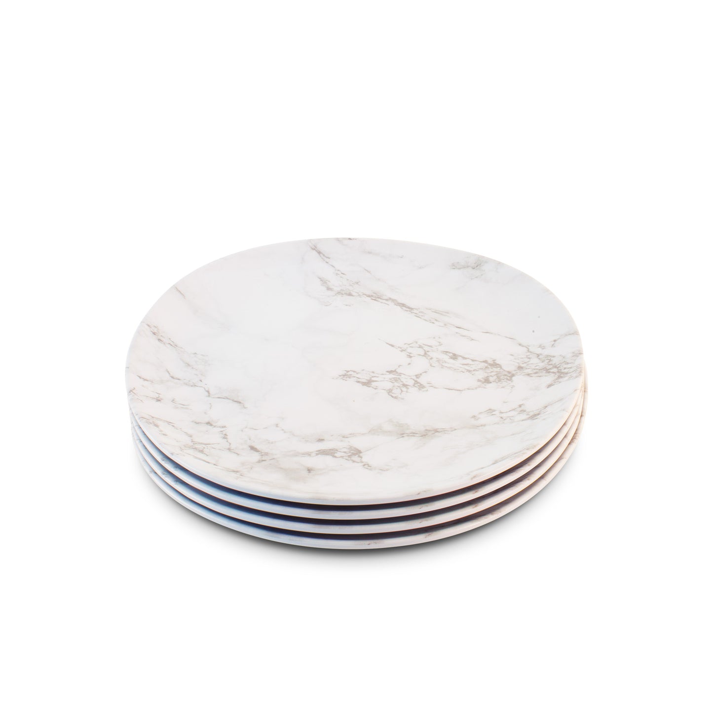 The Plate Story - 4 Pcs Opal Side Plates - Shiva White