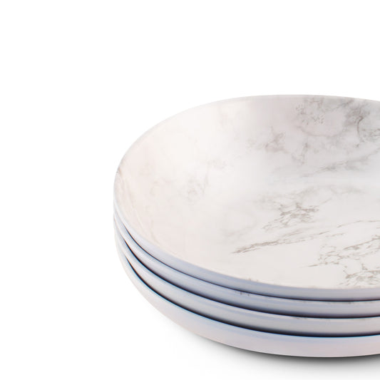The Plate Story - Opal Round Bowl 8" - Shiva White ( Set of 4 )