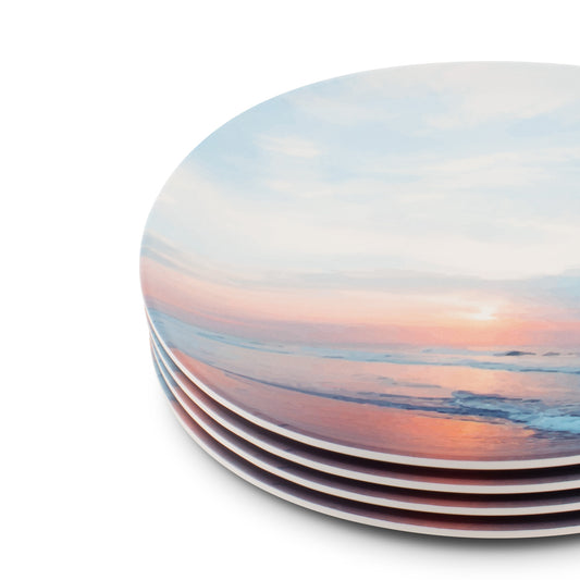 The Plate Story - Opal Round Plate 8" - The Magic Hour ( Set of 4 )