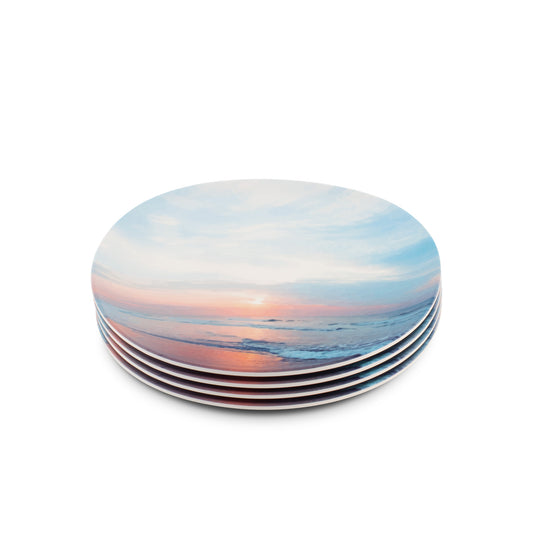The Plate Story - Opal Round Plate 8" - The Magic Hour ( Set of 4 )