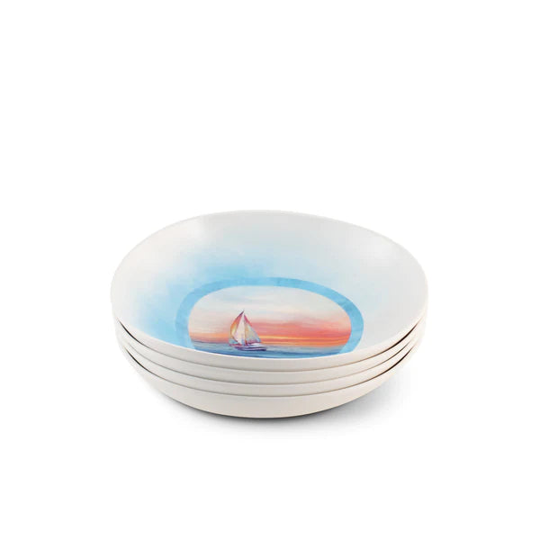 The Plate Story - 4 Pcs Opal Serving Salad Bowl - The Magic Hour